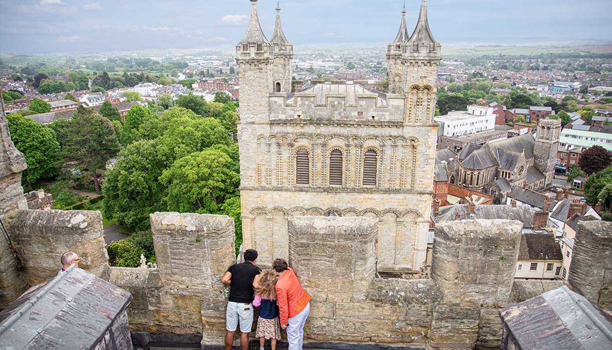A view of Exeter Cathedral