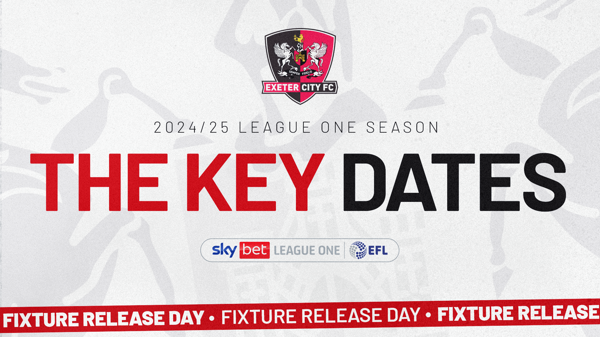 The Key dates for the 24/25 EFL Sky Bet League One season