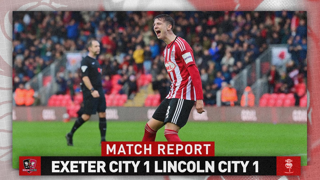 Exeter City 1-1 Lincoln City