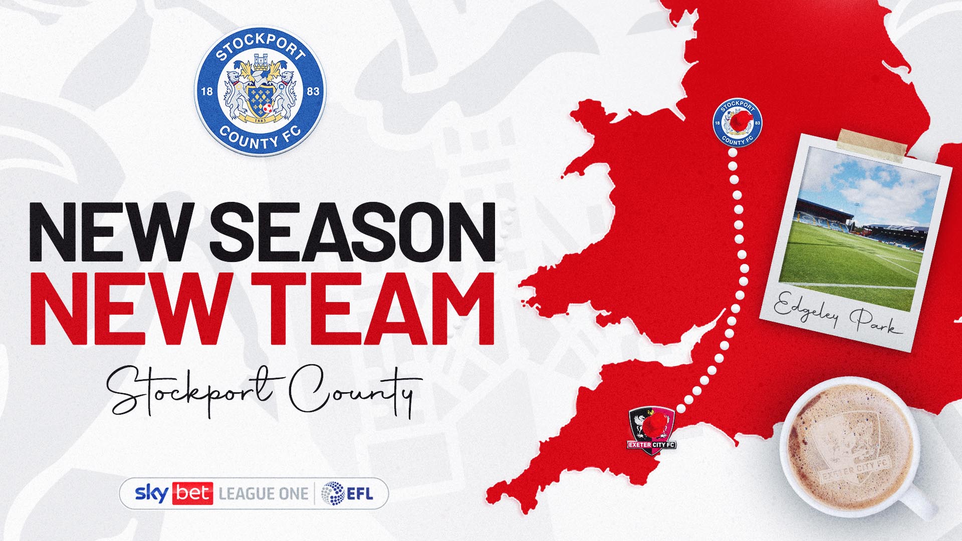 Stockport County map for New Team article