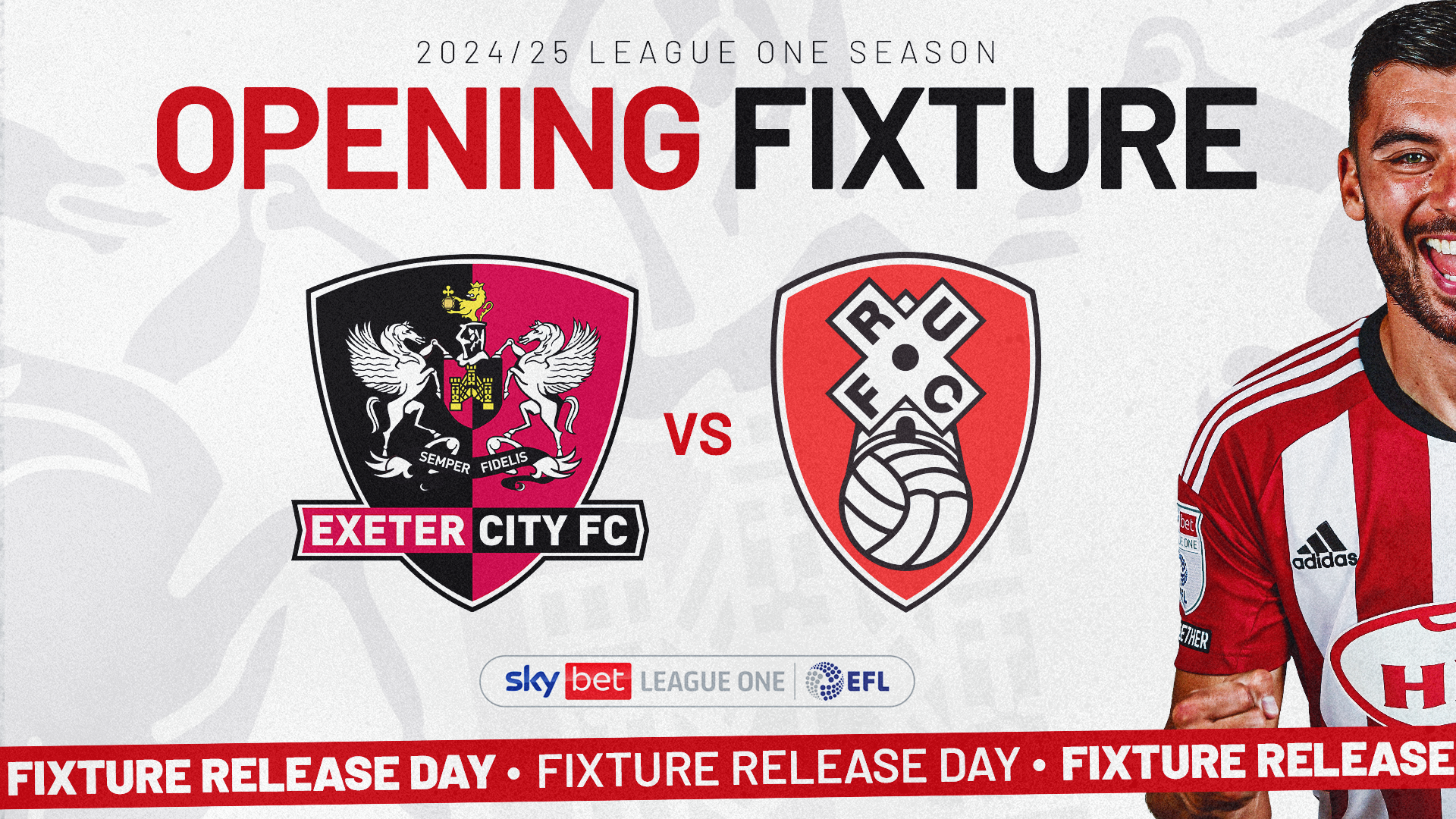 Exeter city v Rotherham United opening fixture image