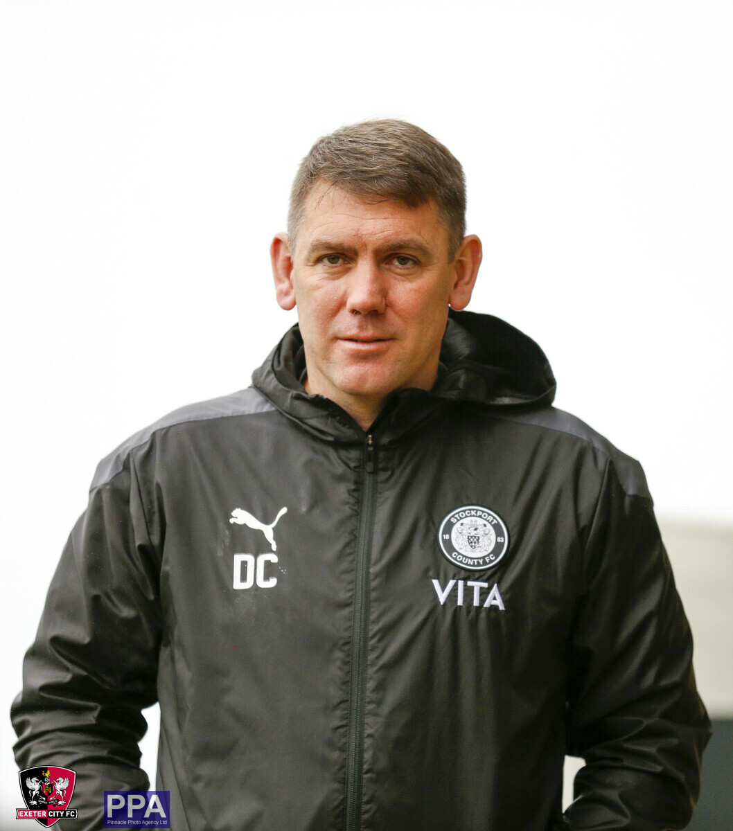 Stockport manager Dave Challinor