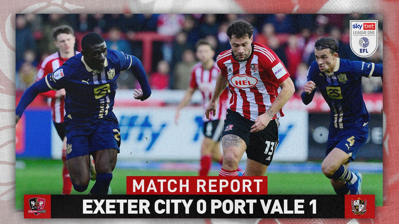Exeter City 0-1 Port Vale