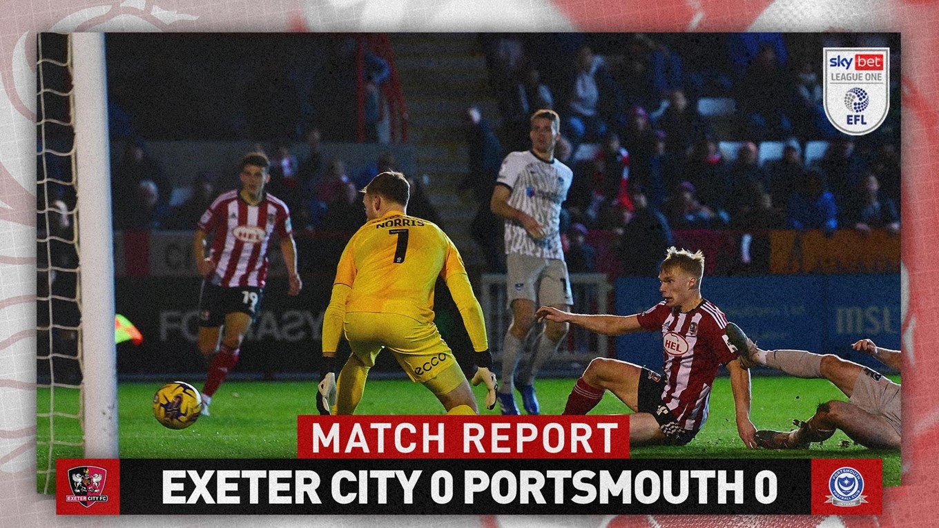 Exeter City 0-0 Portsmouth
