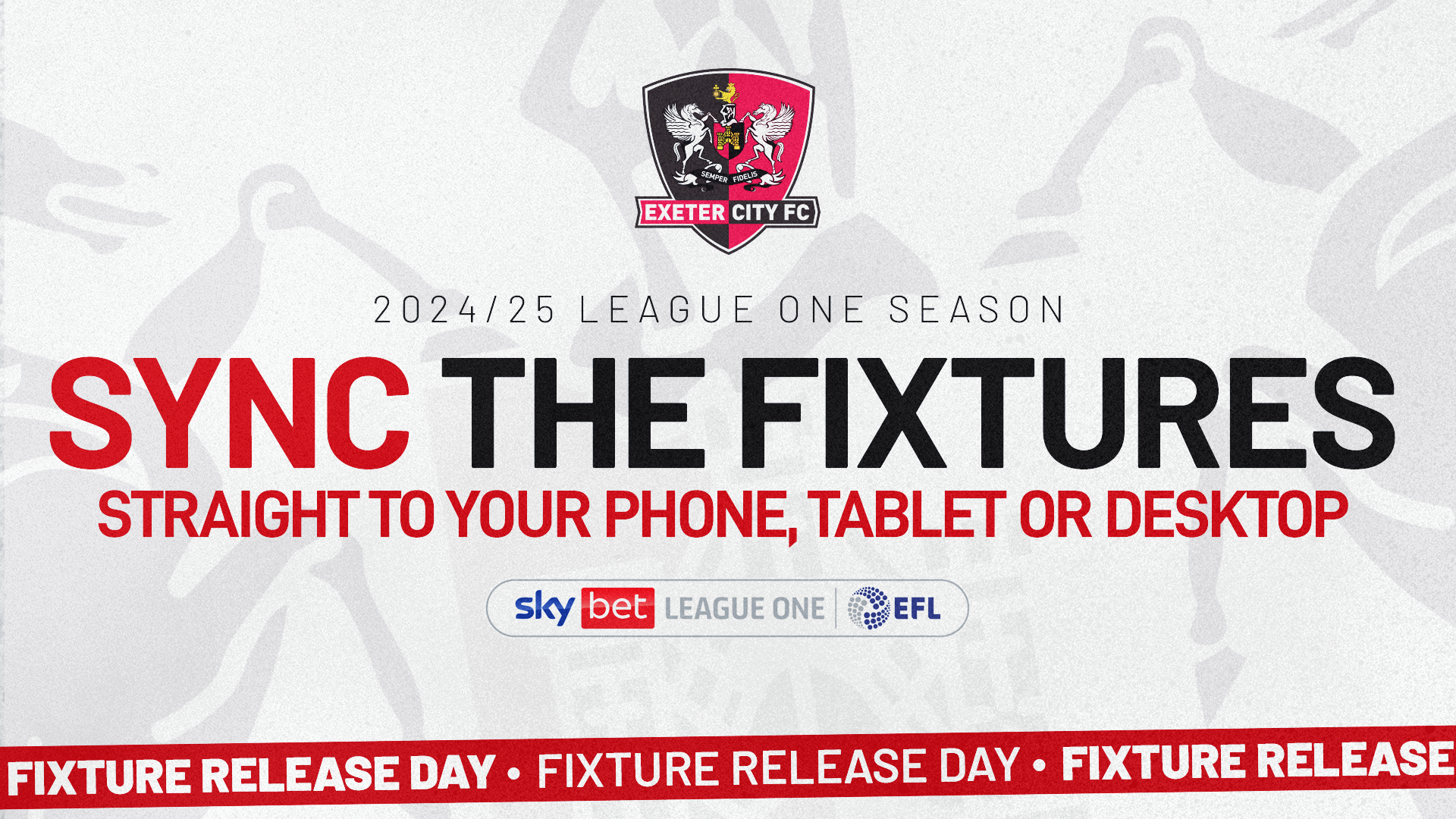 Sync the fixtures direct to your calendar!