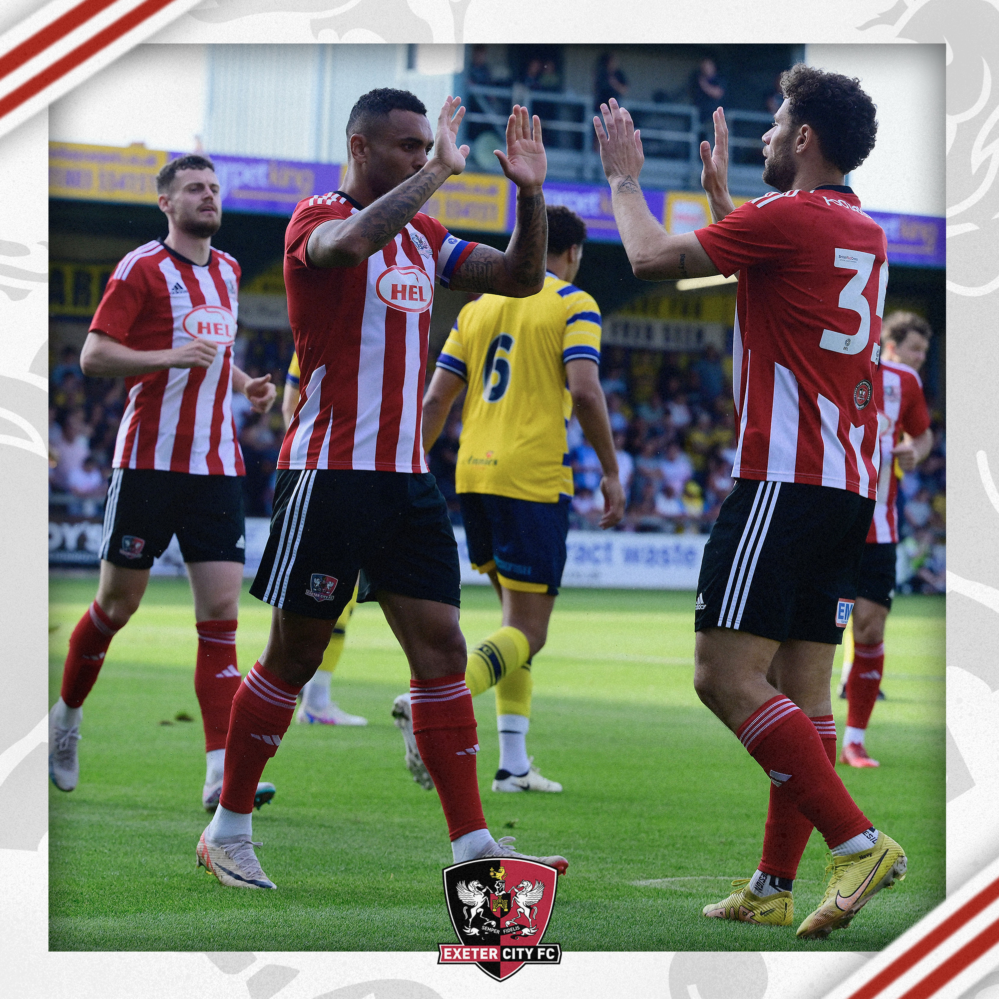 Josh Magennis celebrates scoring