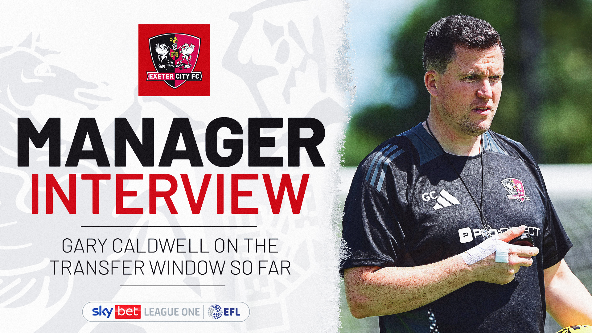 Gary Caldwell interview graphic