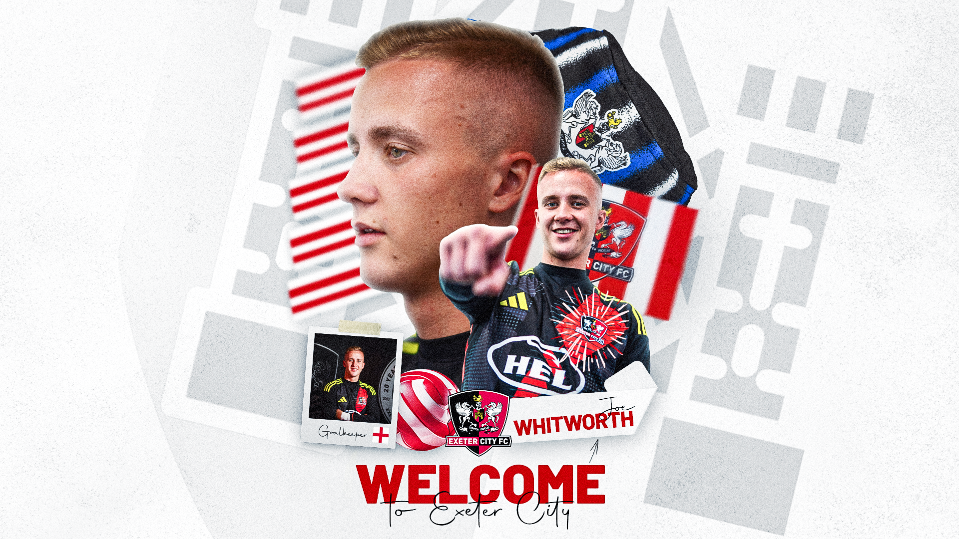 Welcome to Exeter City, Joe Whitworth!