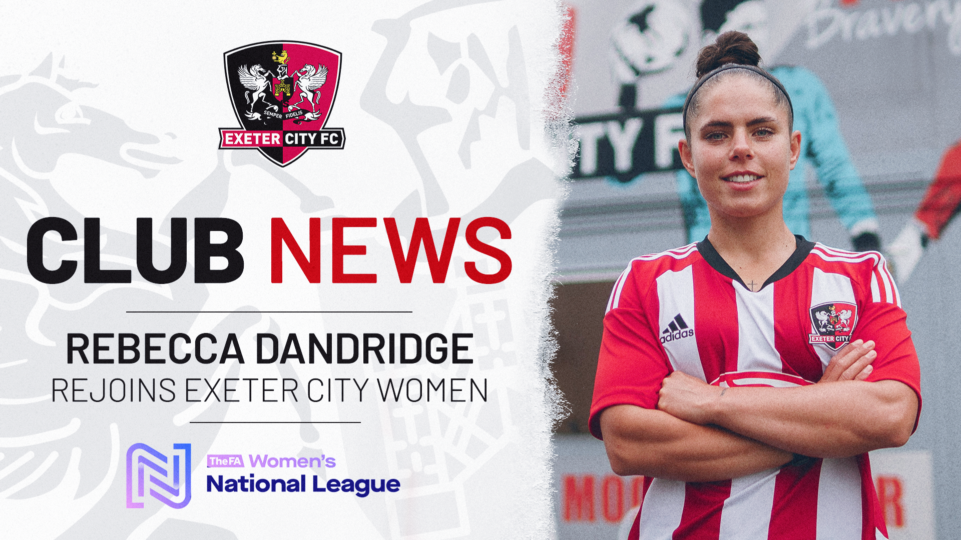 Rebecca Dandridge joins Exeter City Women