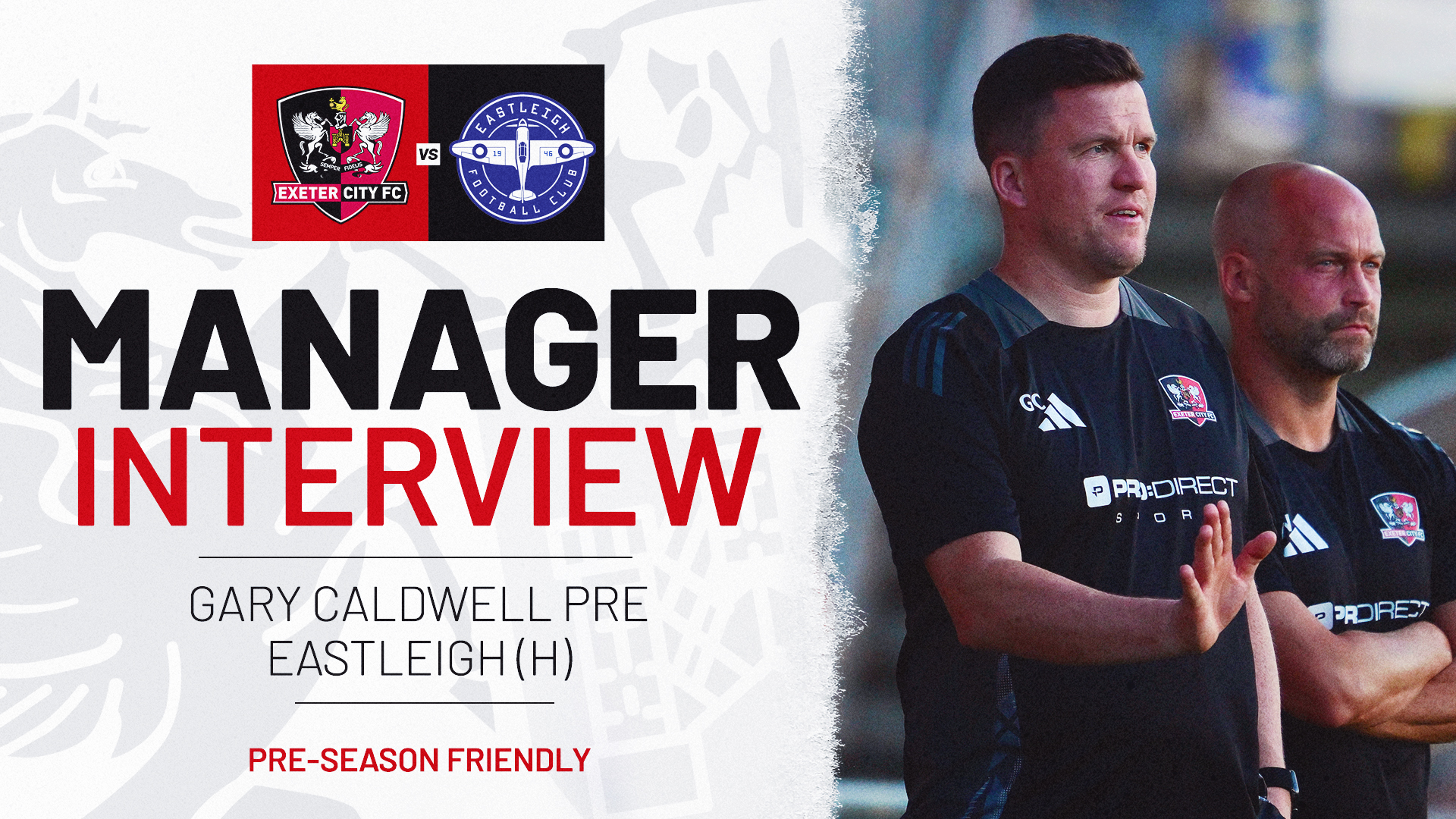 Gary Caldwell pre-Eastleigh interview