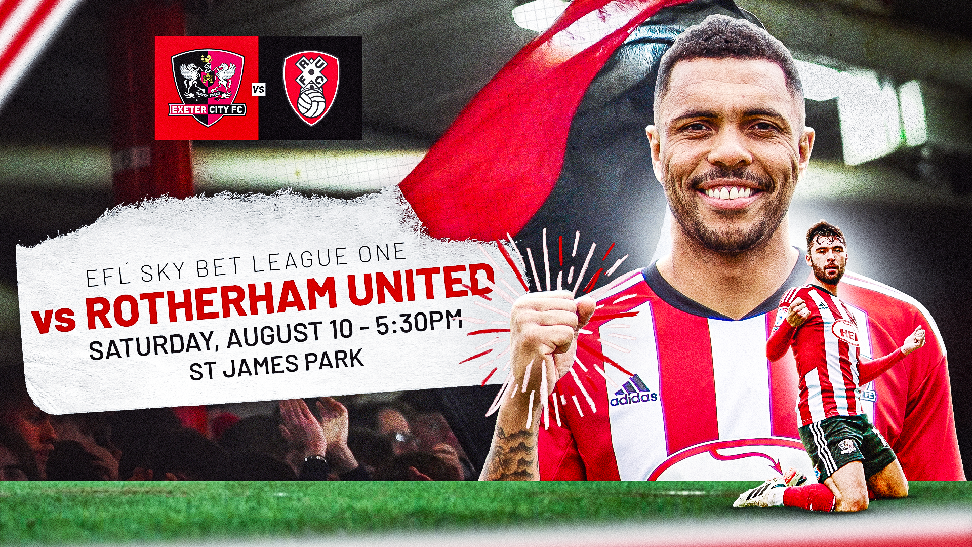 Tickets and Hospitality: Rotherham United (10/8/24) | Exeter City F.C.