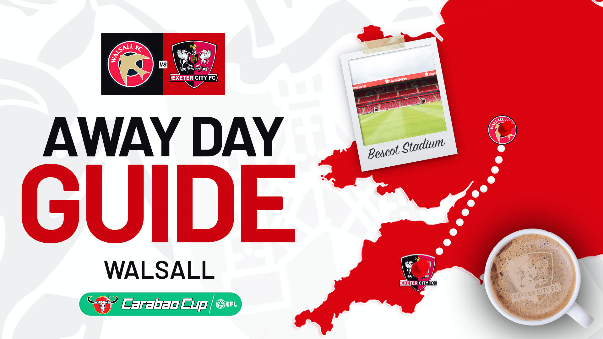 Walsall away guide