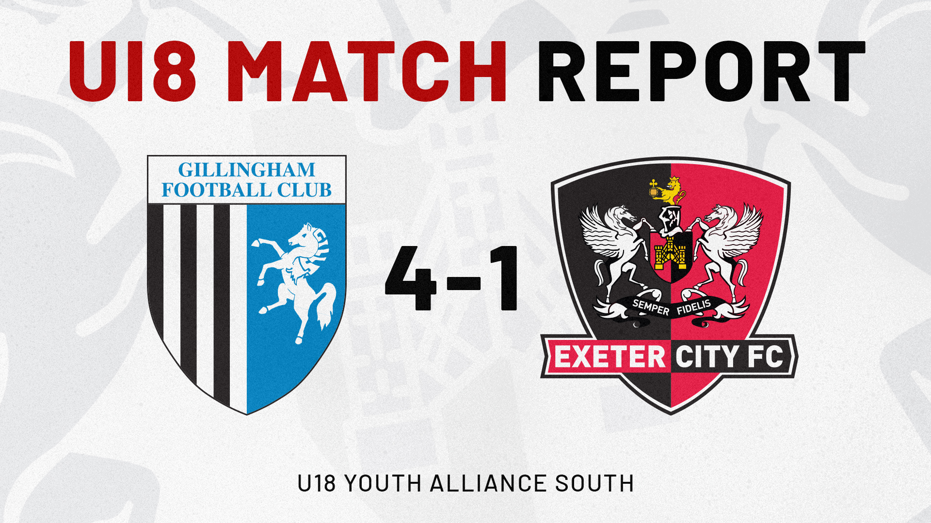 U18 Report Gillingham