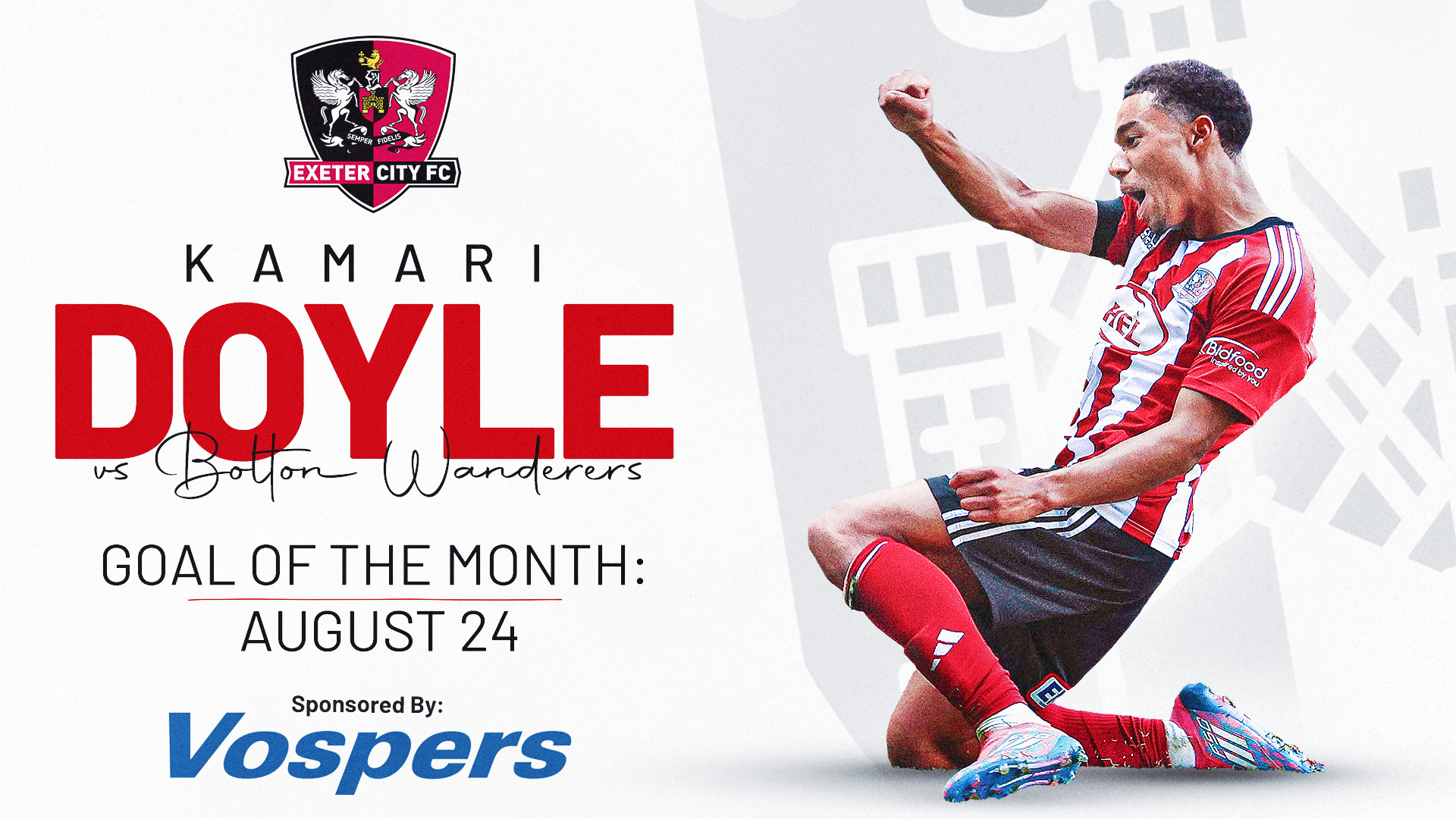 Kamari Doyle Goal of the Month