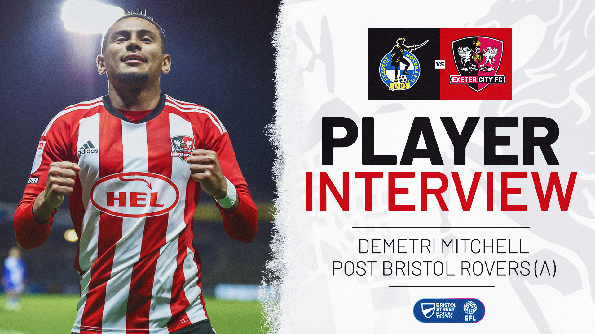 Demetri Mitchell post Bristol Rovers interview image