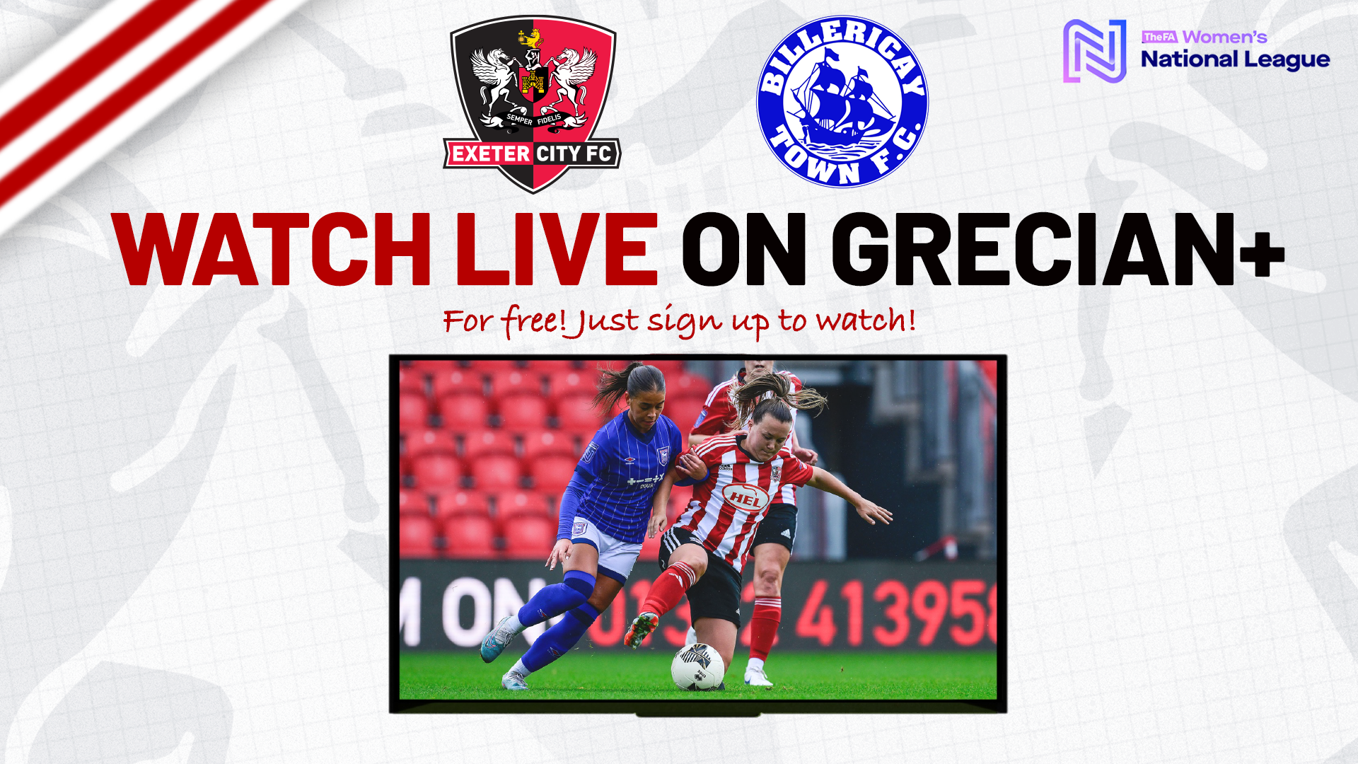 Watch Live on Grecian+ Graphic