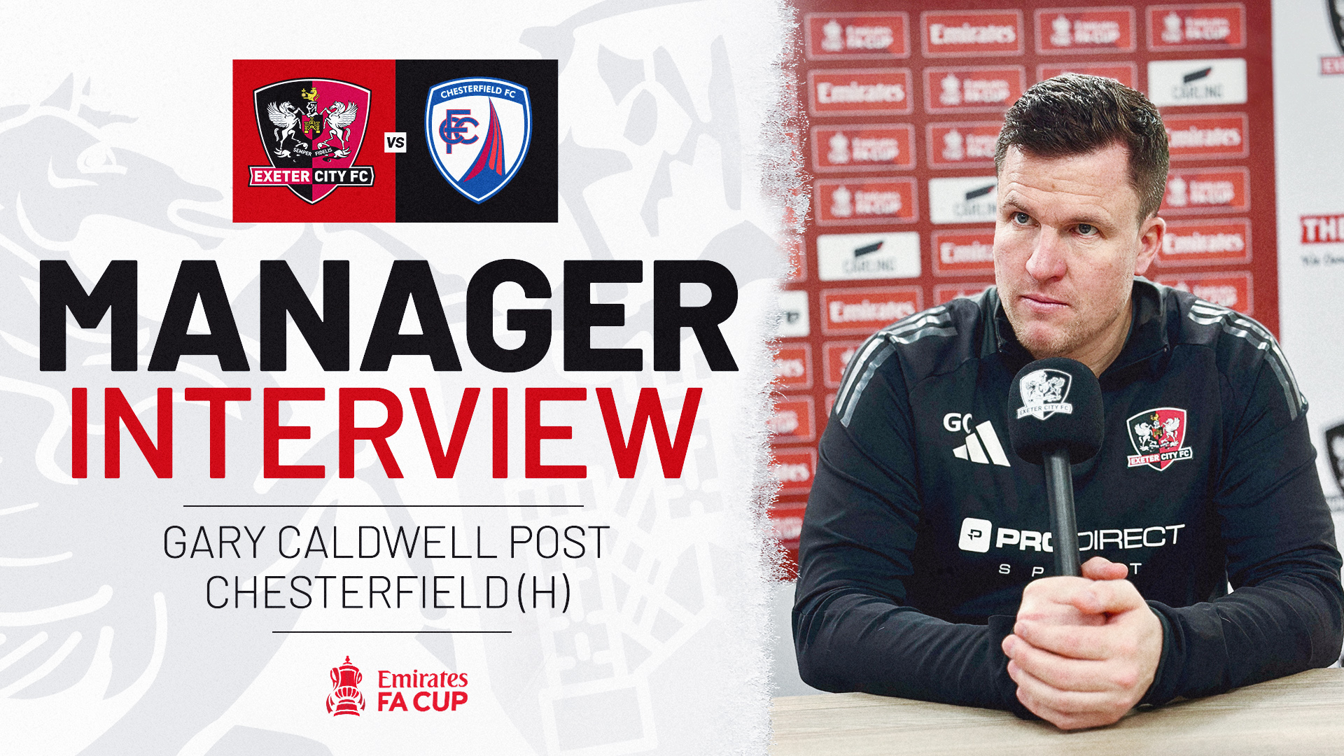 Gary Caldwell interview graphic post Chesterfield