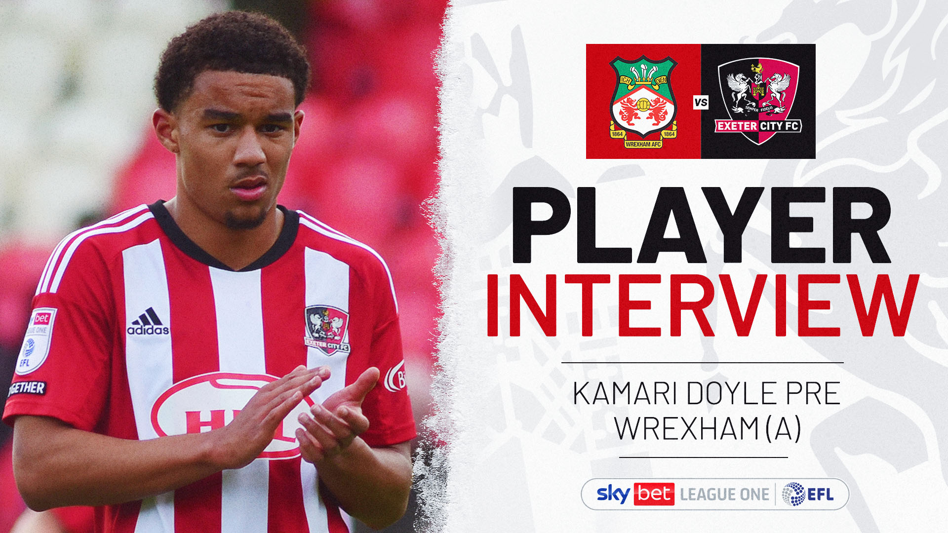 Kamari Doyle interview image for Wrexham