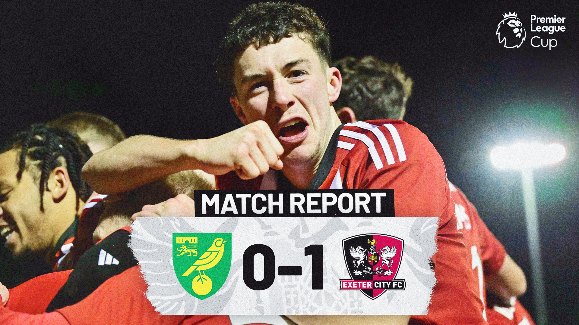 Premier League Cup report Norwich 