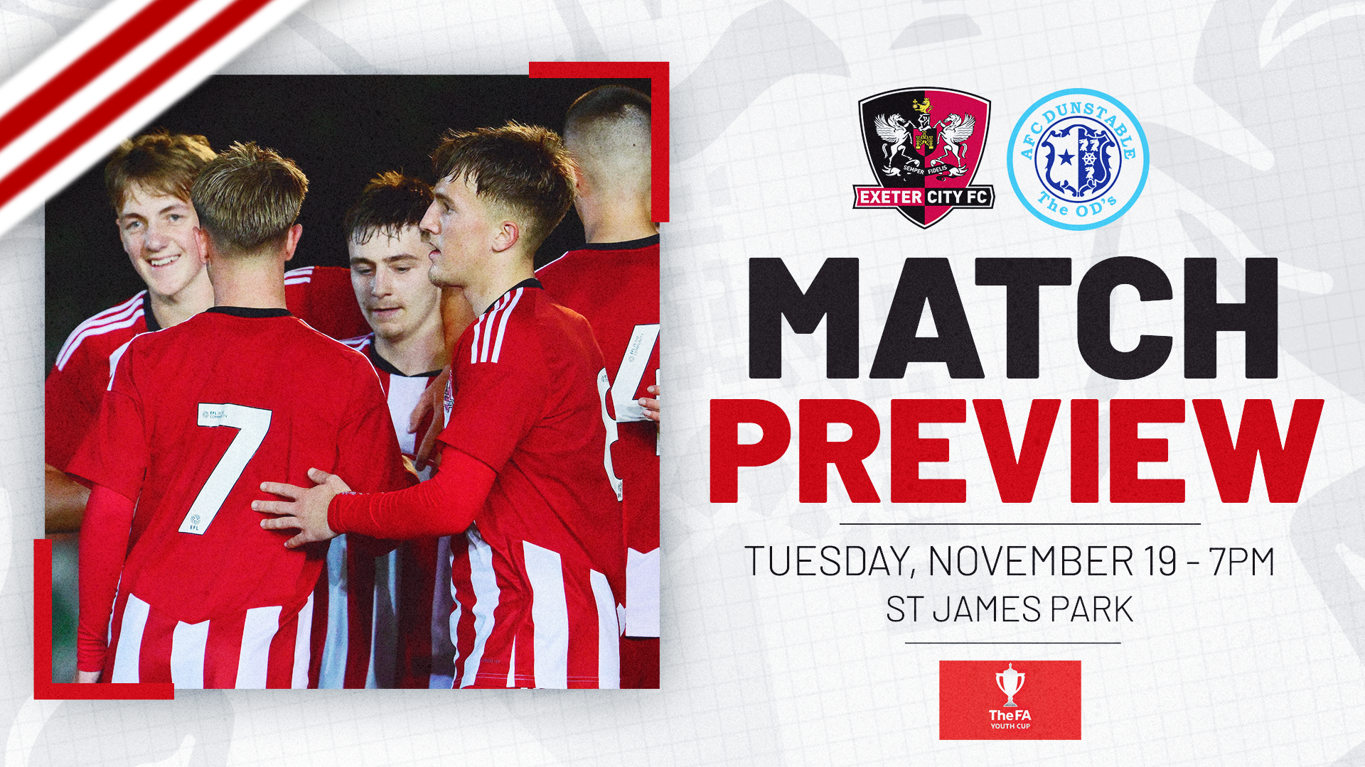 Match Preview for Exeter City U18 vs Dunstable U18s