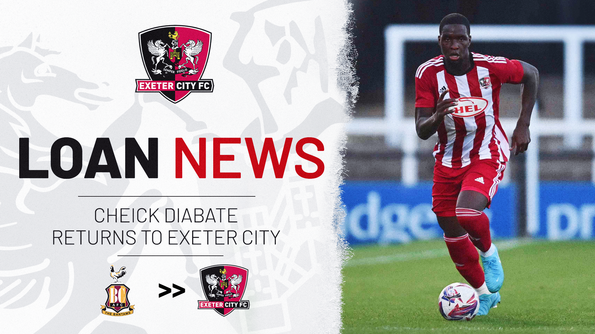 Cheick Diabate returns to Exeter City