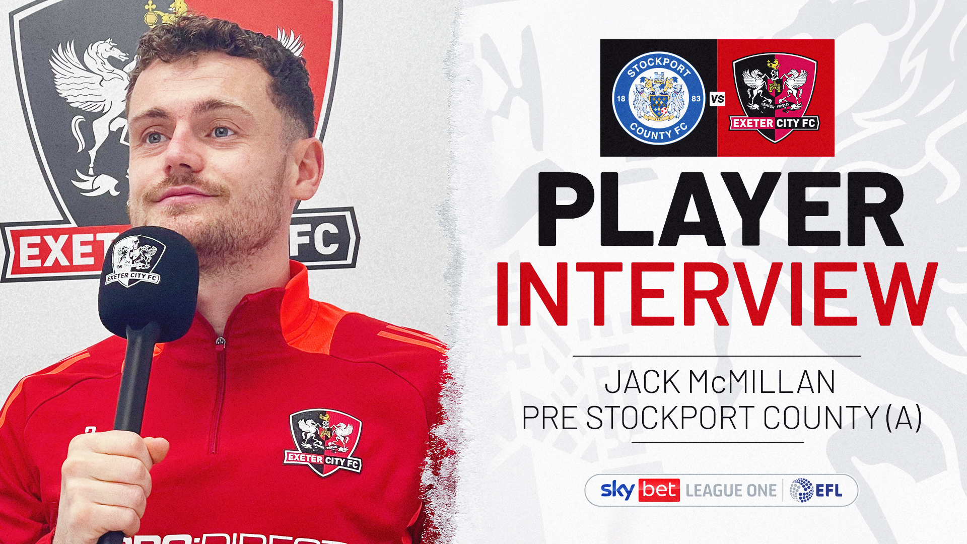 Jack McMillan pre Stockport interview image