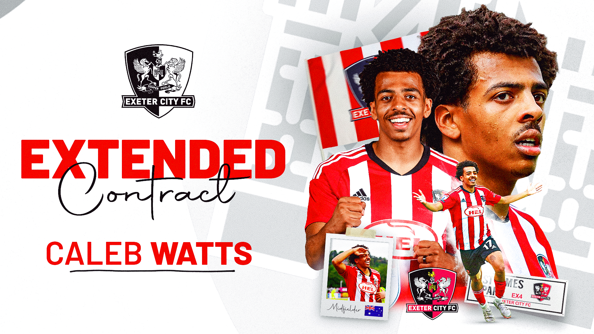 Caleb Watts extends contract