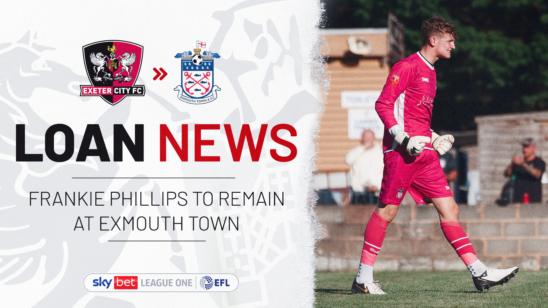 Frankie Phillips extends Exmouth loan