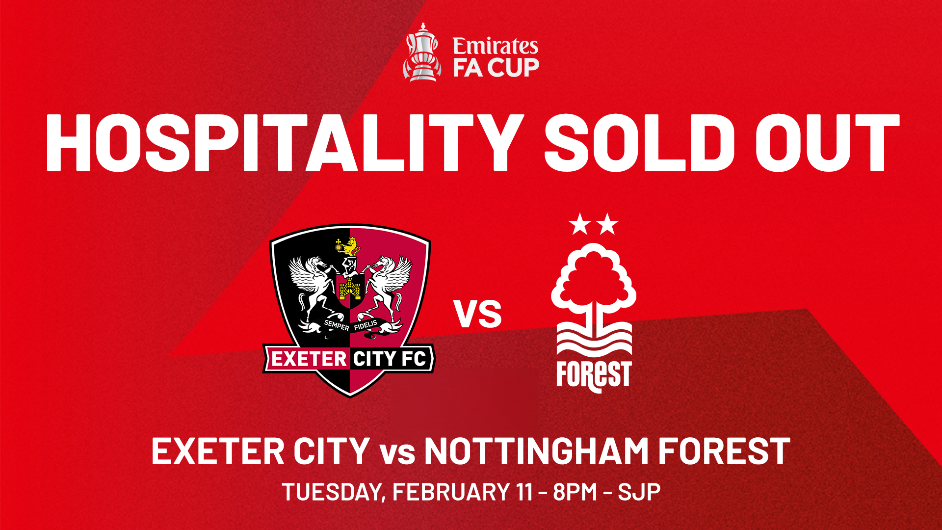 Hospitality sold out for Forest