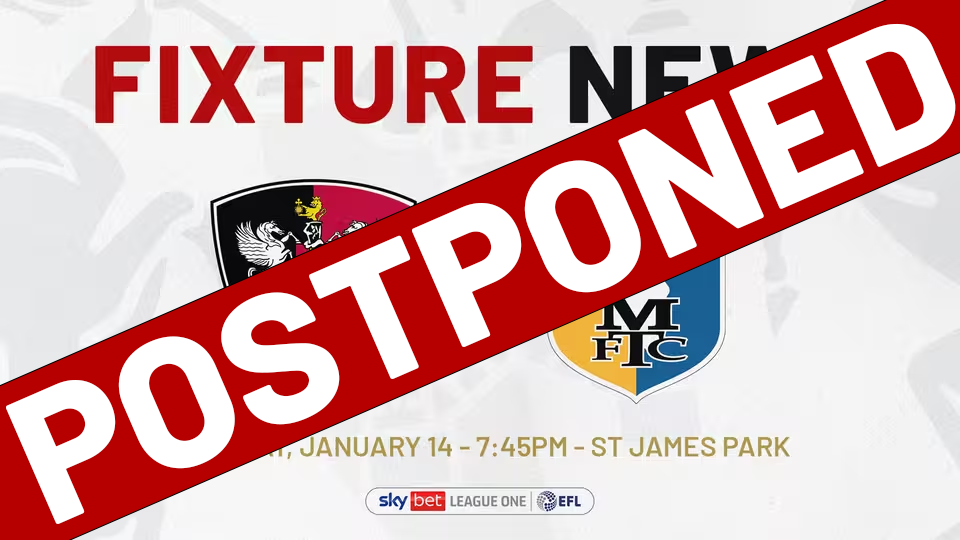 Mansfield Town postponed