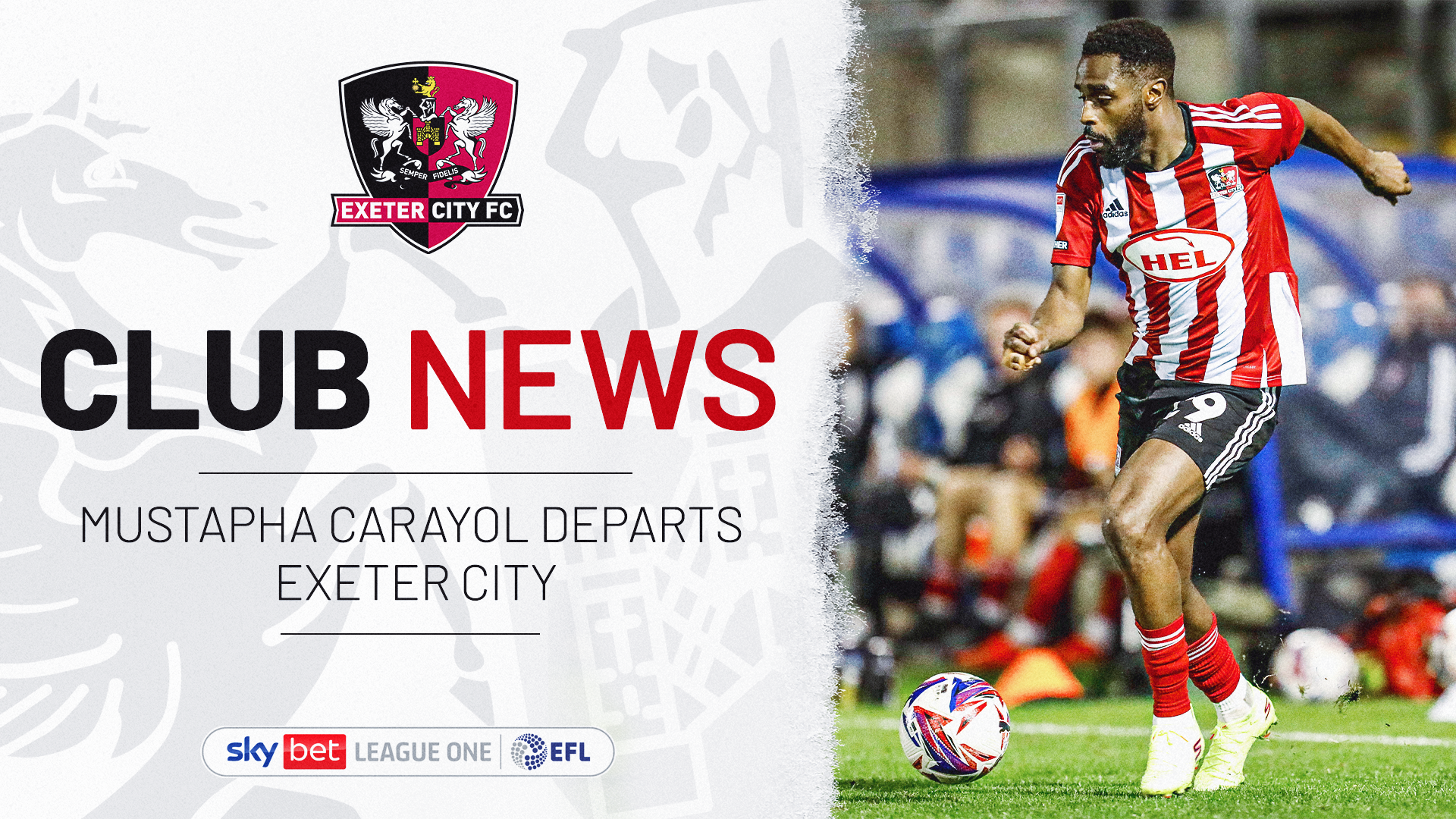 Mustapha Carayol departs Exeter City