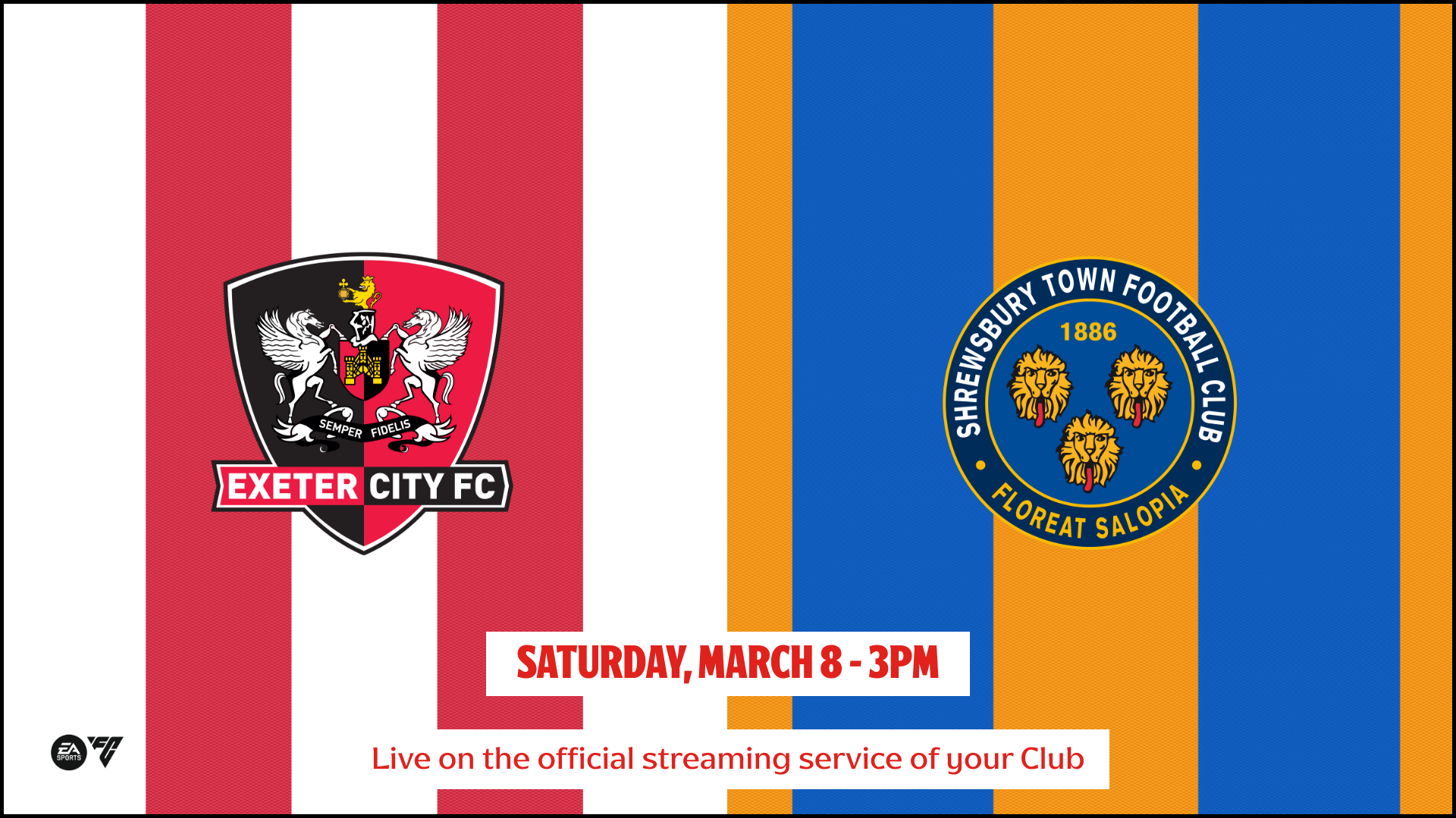 Stream for Shrewsbury Town