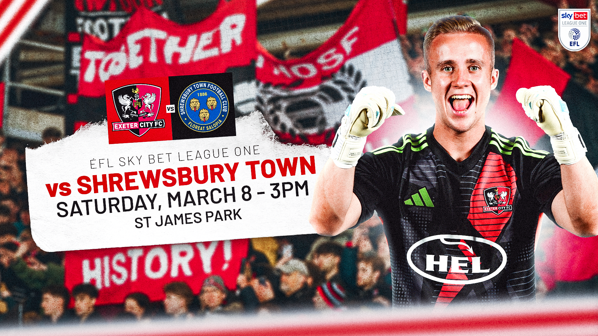 Exeter City vs Shrewsbury Town