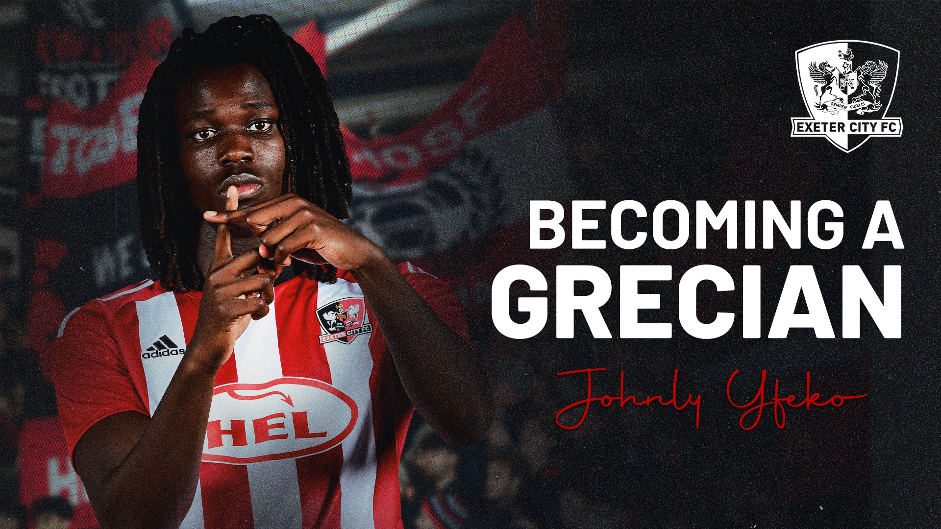 Johnly Yfeko on becoming a Grecian 