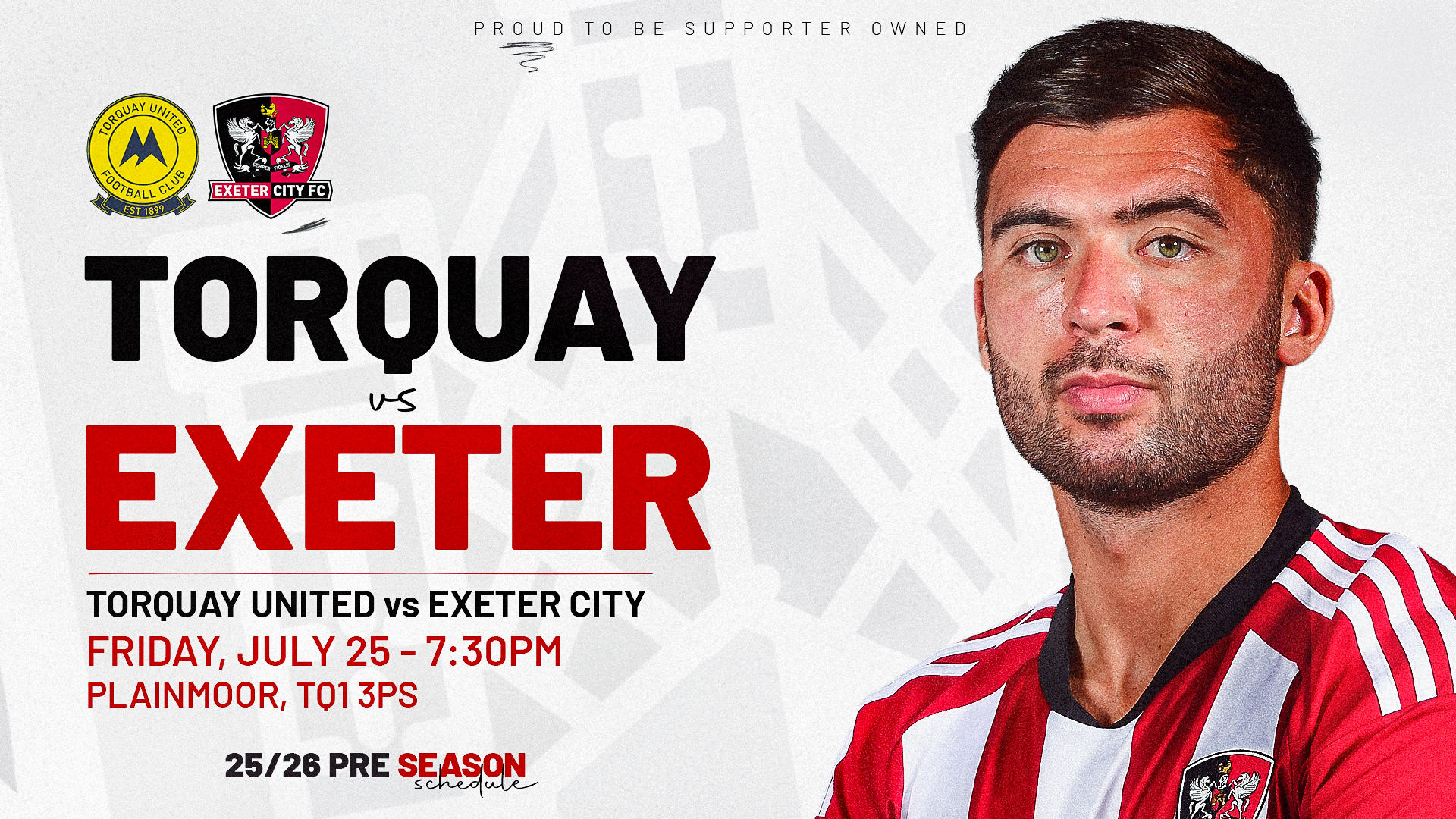 Torquay United vs Exeter City in pre-season