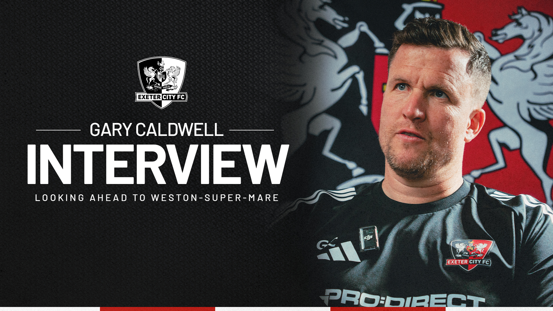 Gary Caldwell pre Weston super Mare