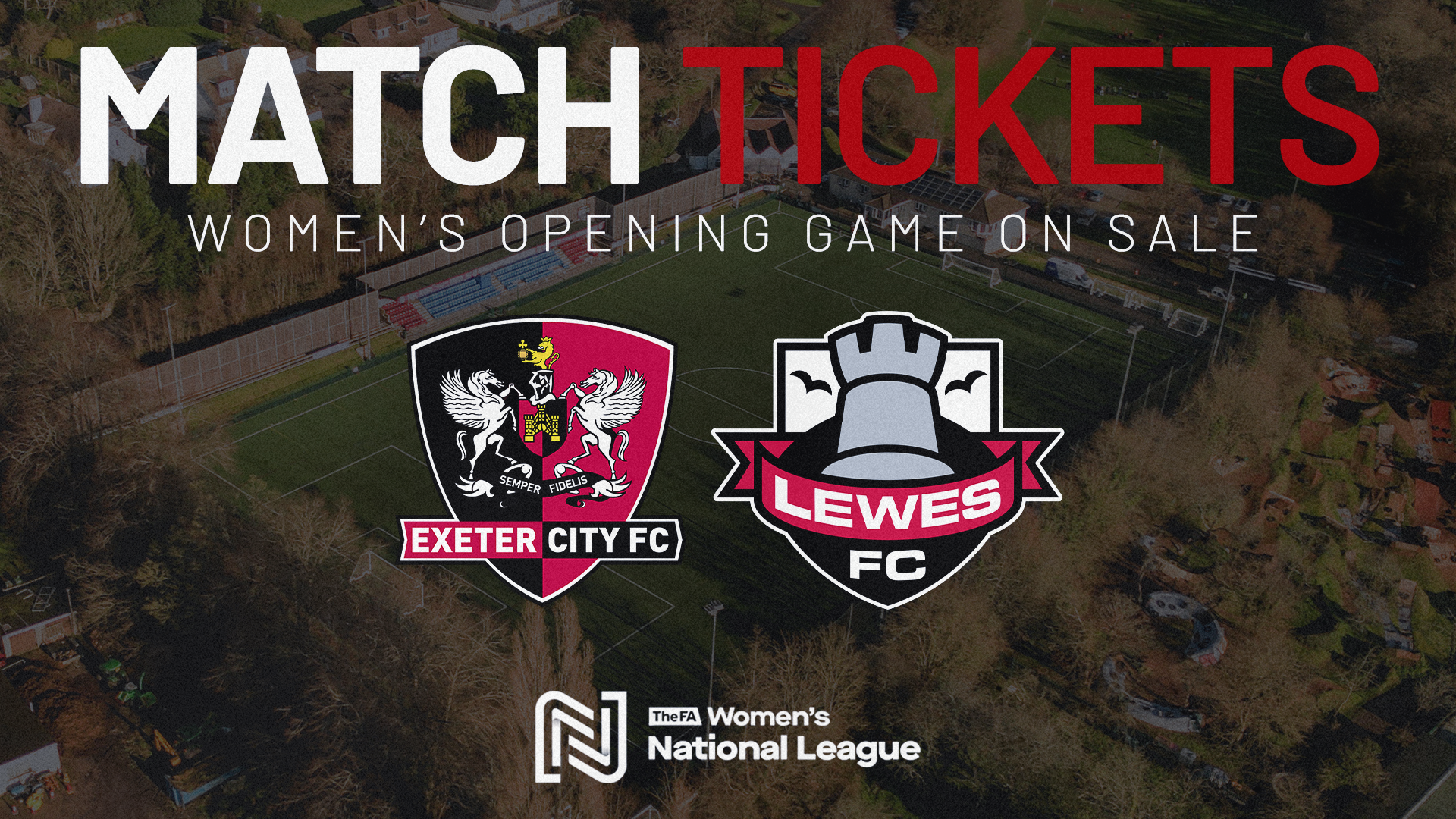 Match Ticket graphic for Exeter City Women v Lewes