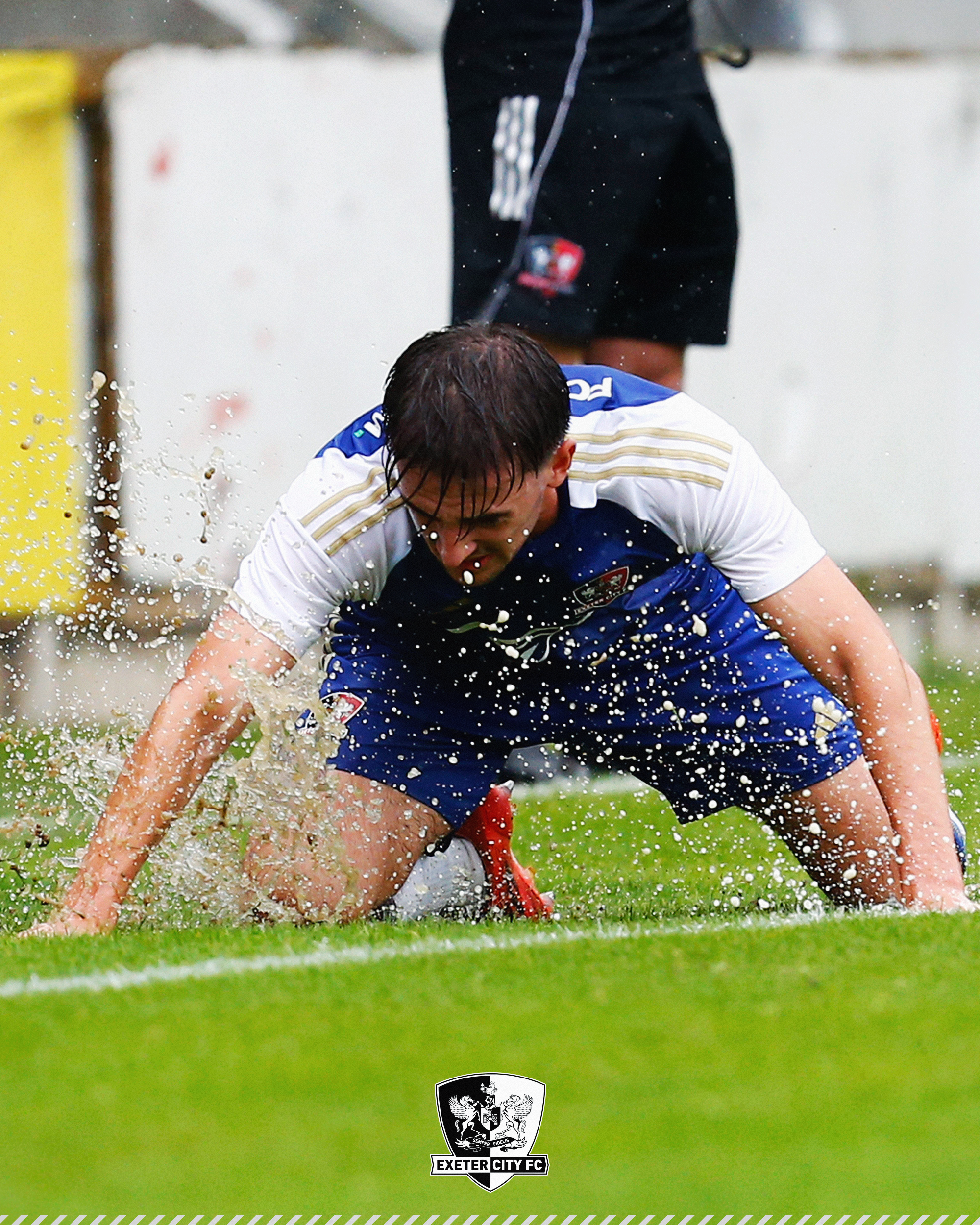 Tom Dean in the rain