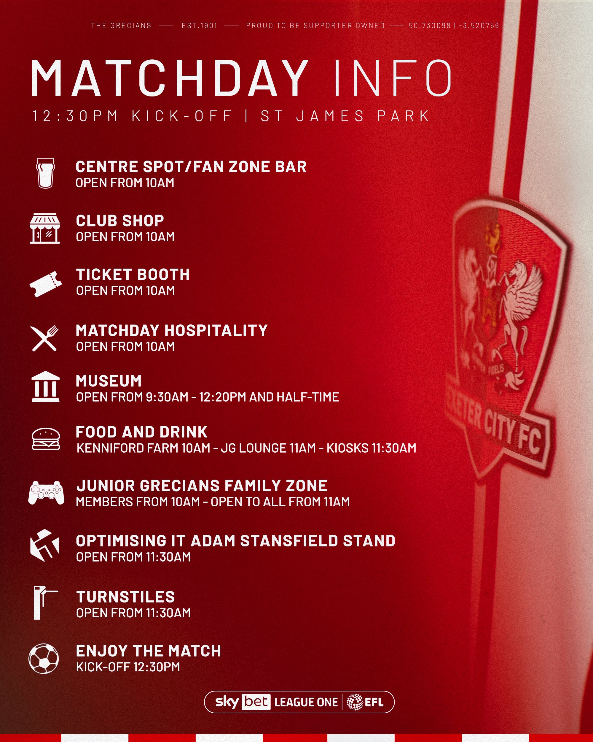12.30pm kick-off