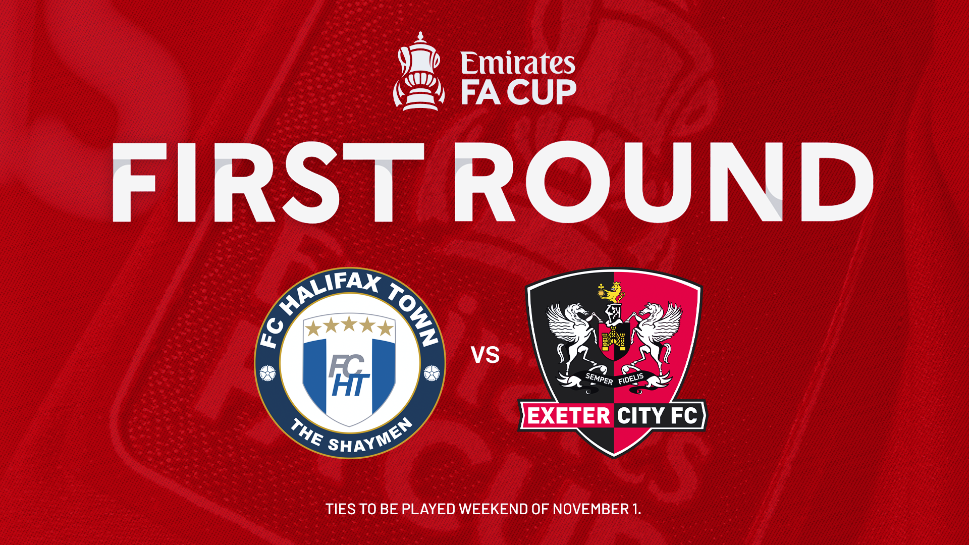 First round draw