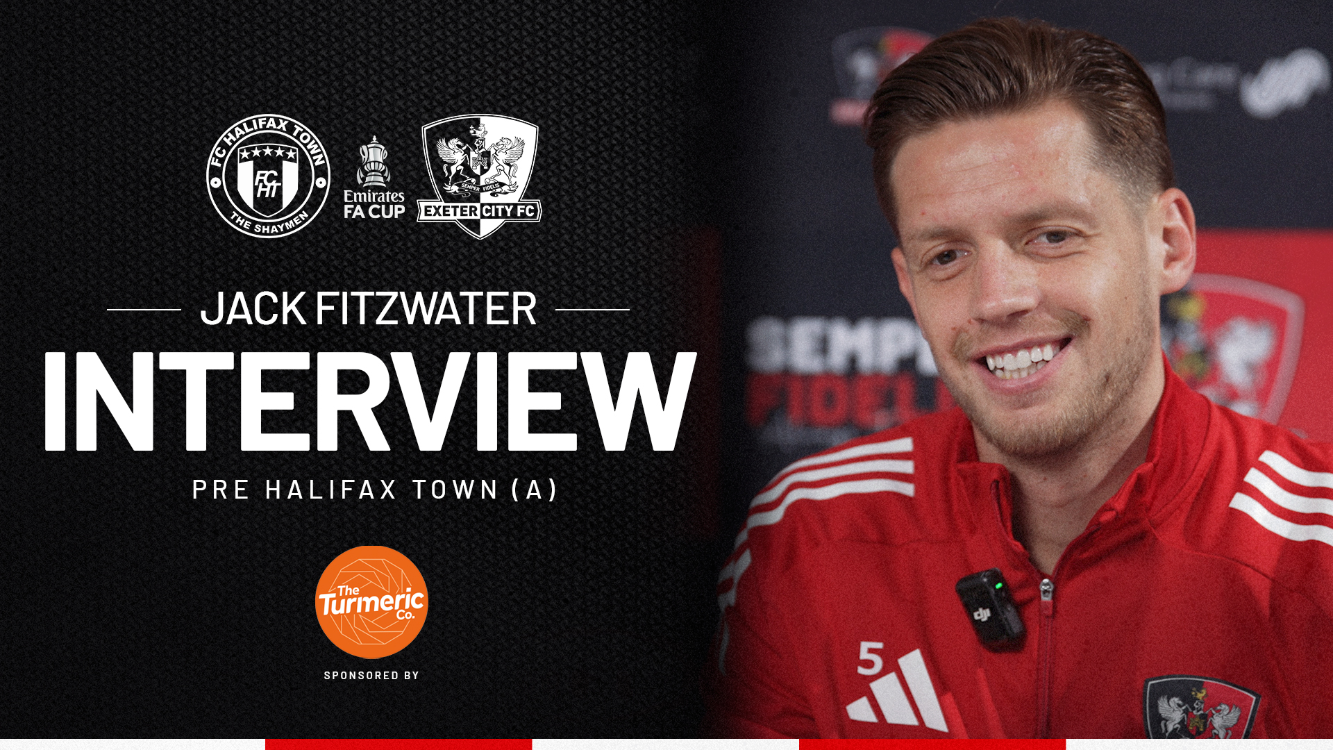 Jack Fitzwater pre Halifax Town