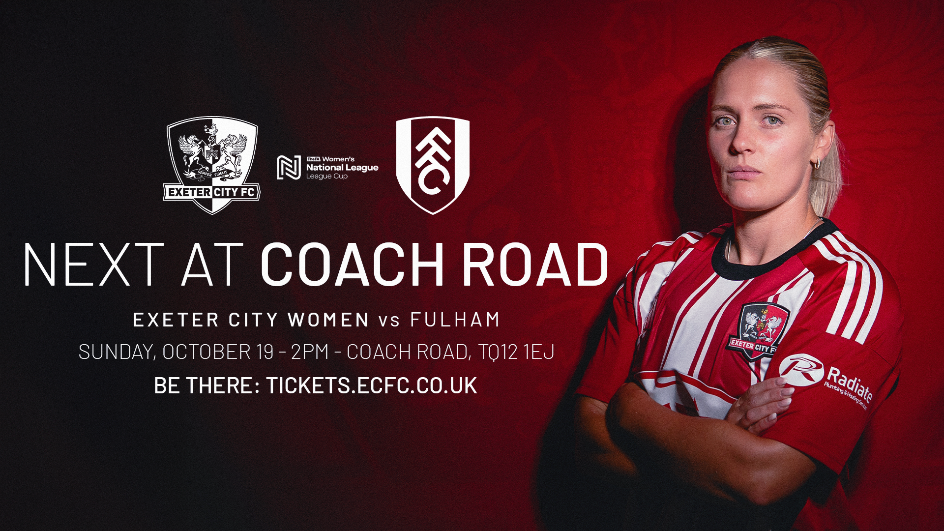 Next at Coach Road: Exeter City Women vs Fulham