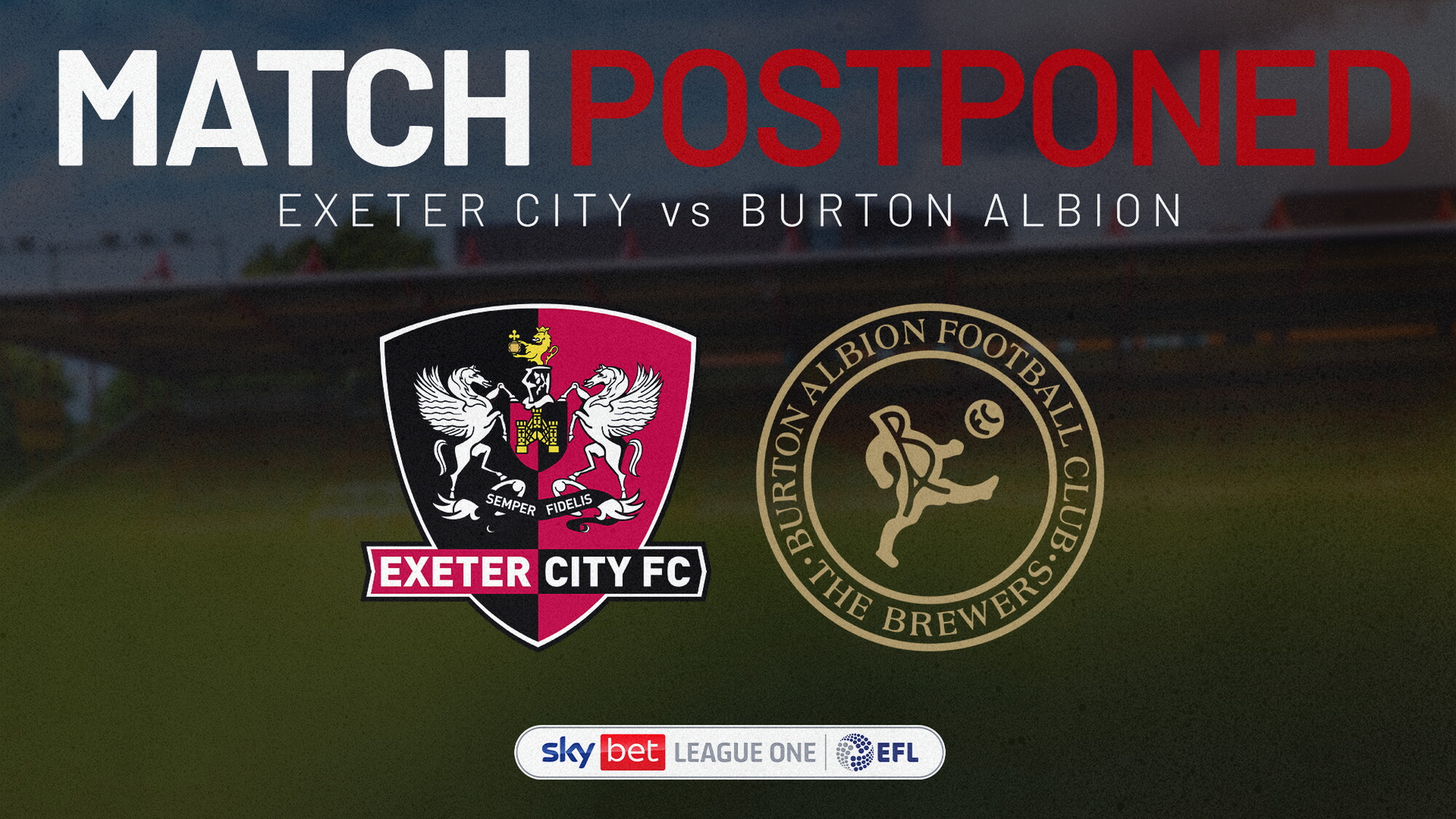 Burton Postponed