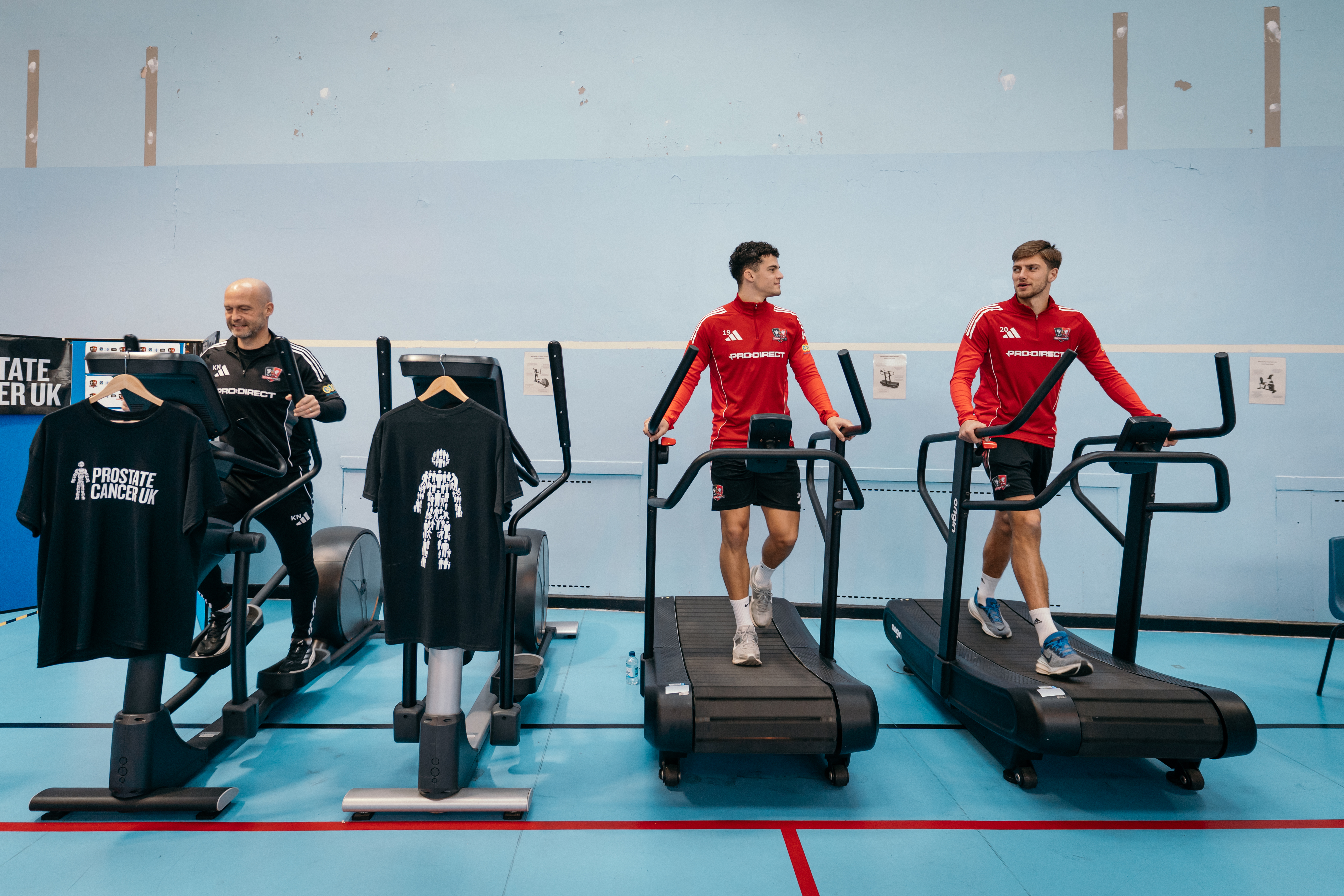 Players visit HMP Exeter