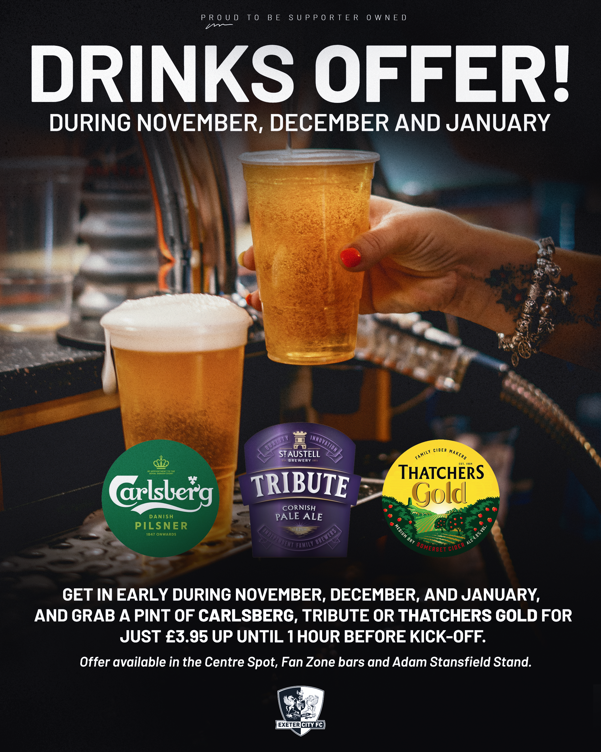 Centre Spot drinks offer