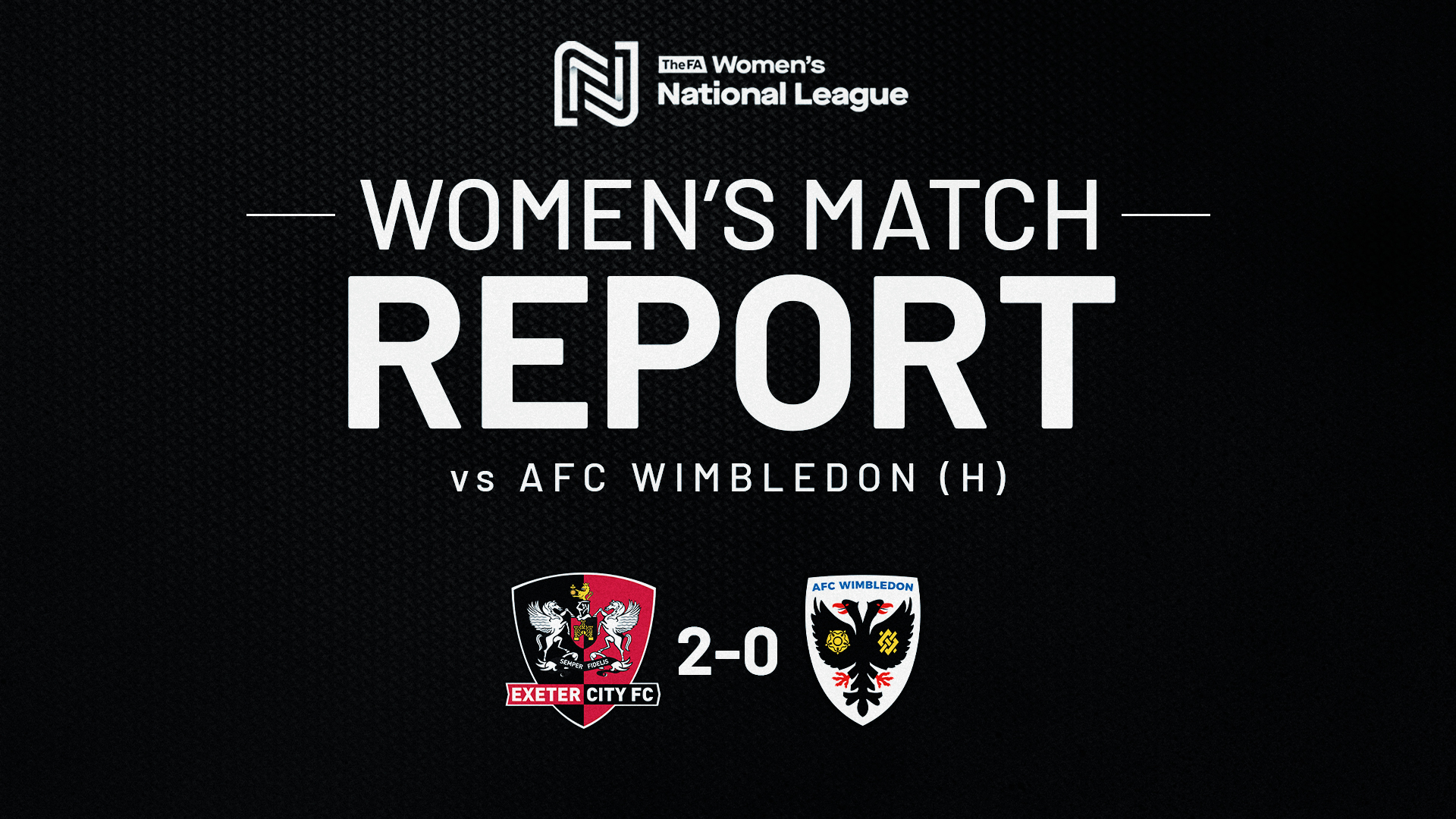 Women's Match Report: AFC Wimbledon (H)