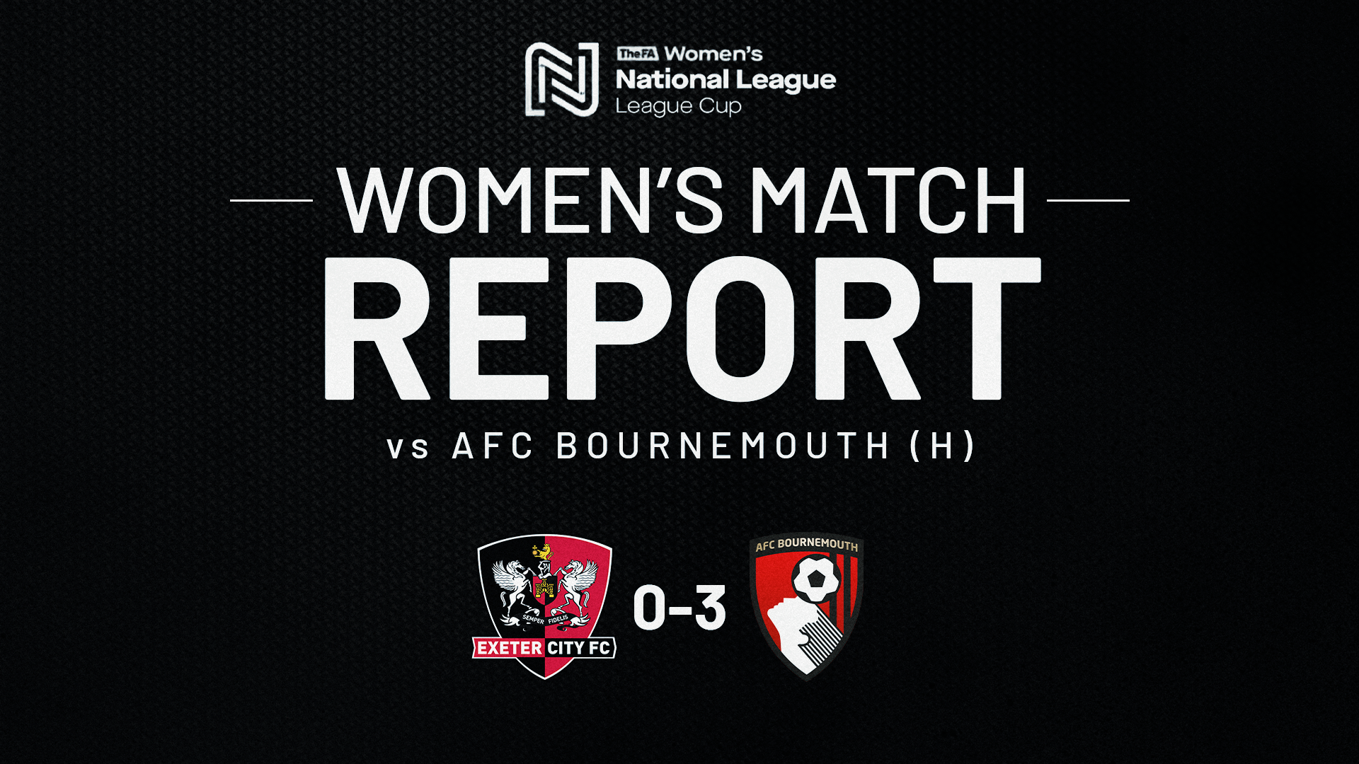 Women's Match Report: AFC Bournemouth Cup