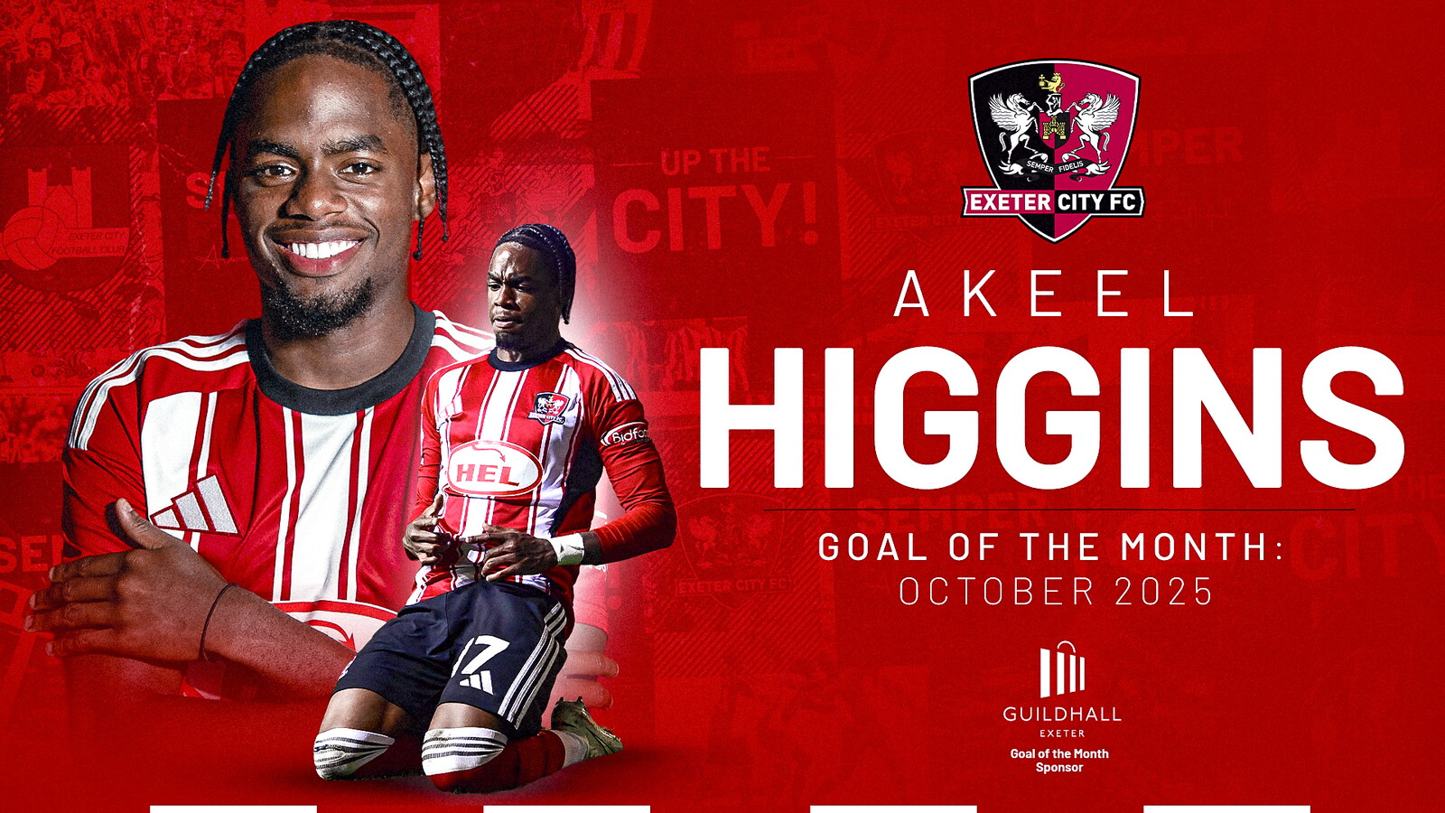 Akeel Higgins strike named Guildhall Shopping Centre Goal of the Month ...