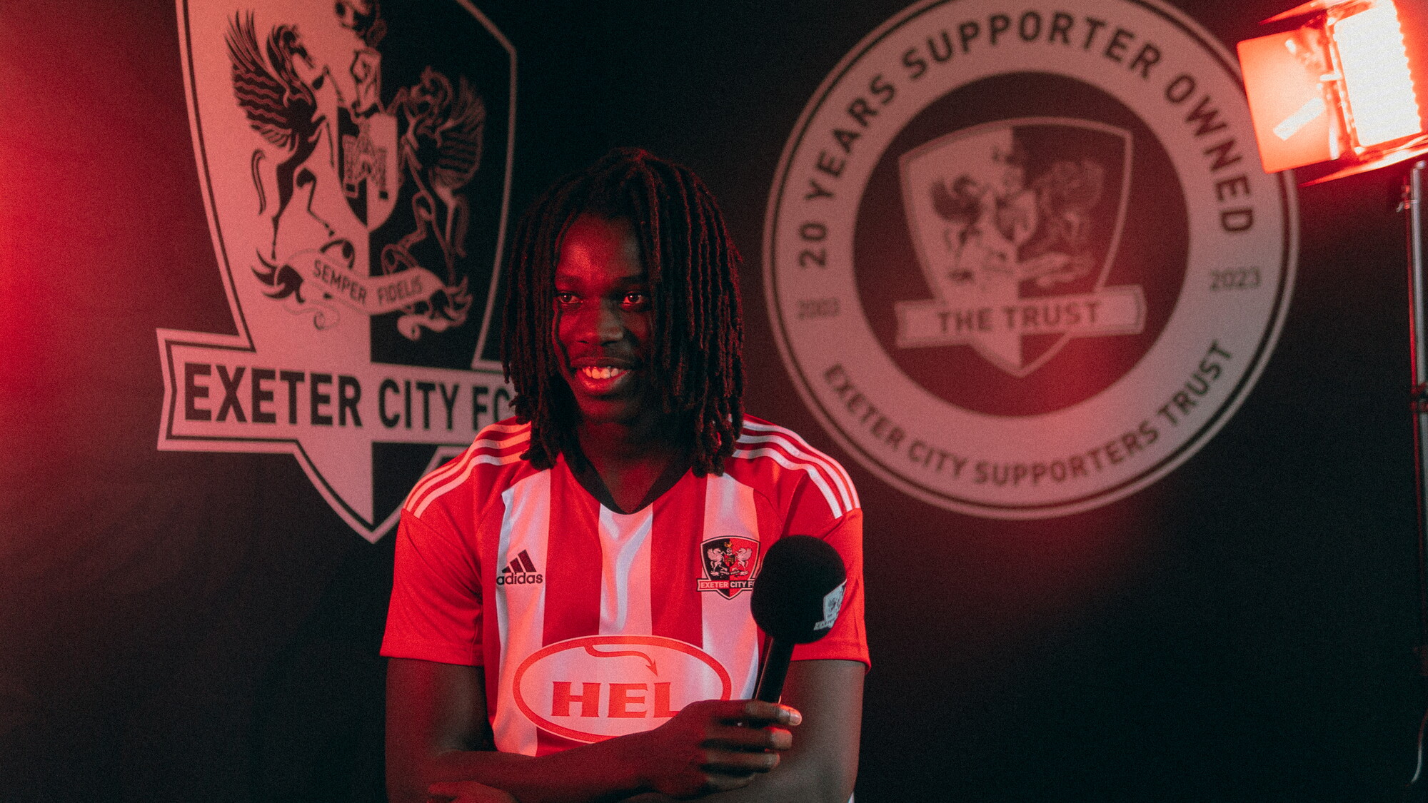 Johnly Yfeko's First Interview As A Grecian | Exeter City F.C.