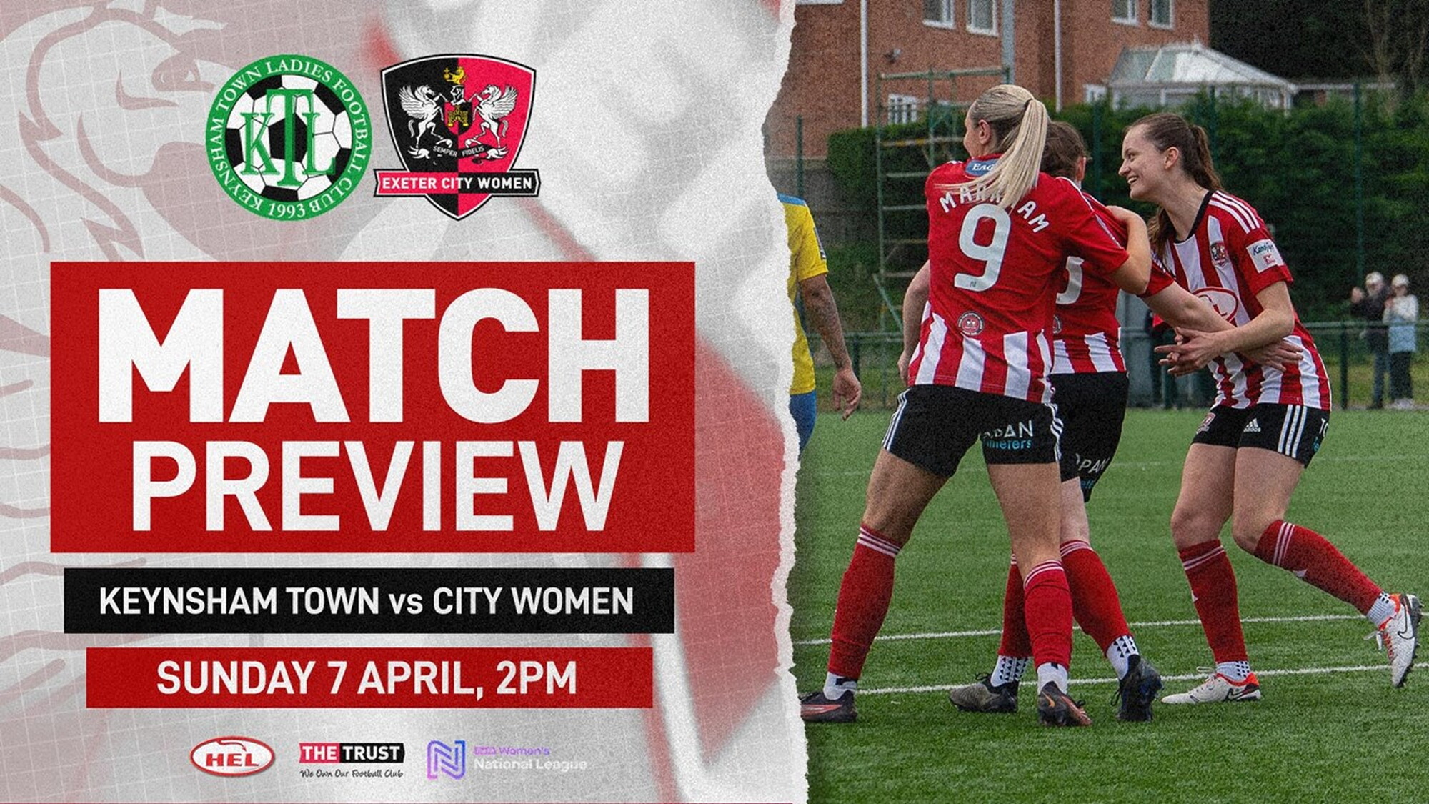 📝 Women's Preview Keynsham Town (A) Exeter City F.C.